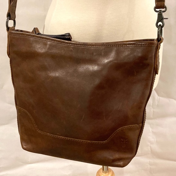 FRYE Crossbody Leather Hobo - Picture 4 of 10